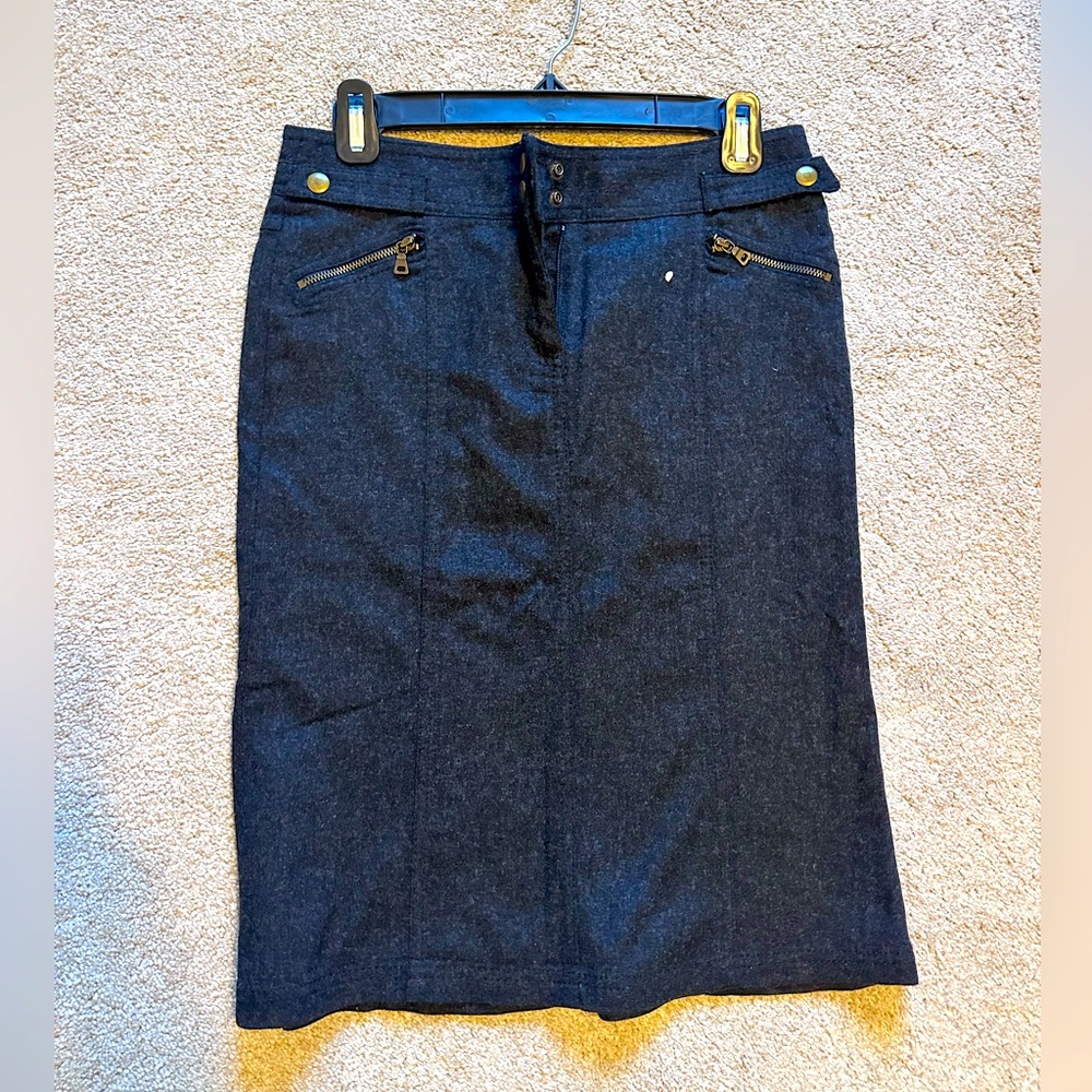 Wool Pencil Skirt